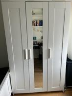 Witte brimnes kleding kast, Huis en Inrichting, Kasten | Kledingkasten, Ophalen, 100 tot 150 cm, Zo goed als nieuw, 150 tot 200 cm