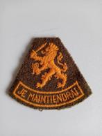 Mouw embleem Leeuw, Verzamelen, Militaria | Algemeen, Embleem of Badge, Nederland, Ophalen of Verzenden, Landmacht