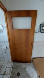 Vintage deur met bovenraam  83x201cm, Ophalen, 80 tot 100 cm, Binnendeur, Zo goed als nieuw