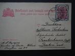 Briefkaart 12,5 ct overdruk Breda Station1 - 25-7-1922, Ophalen of Verzenden, Briefkaart