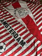 Ajax 1 persoons dekbedovertrek, Huis en Inrichting, Gebruikt, Eenpersoons, Wit, Dekbedovertrek