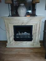 Gelhaard marmerlook, Huis en Inrichting, Haarden, Ophalen, Zo goed als nieuw, Vrijstaande haard, Houthaard