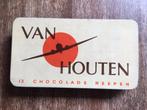 oud blik van Houten chocolade met vliegtuig, Verzamelen, Blikken, Overige merken, Gebruikt, Overige, Verzenden