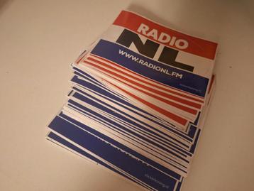 Ca 50 grote stickers radio NL  beschikbaar voor biedingen