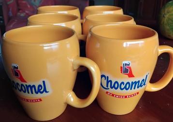 Vintage Chocomel Bekers - Set van 6 beschikbaar voor biedingen