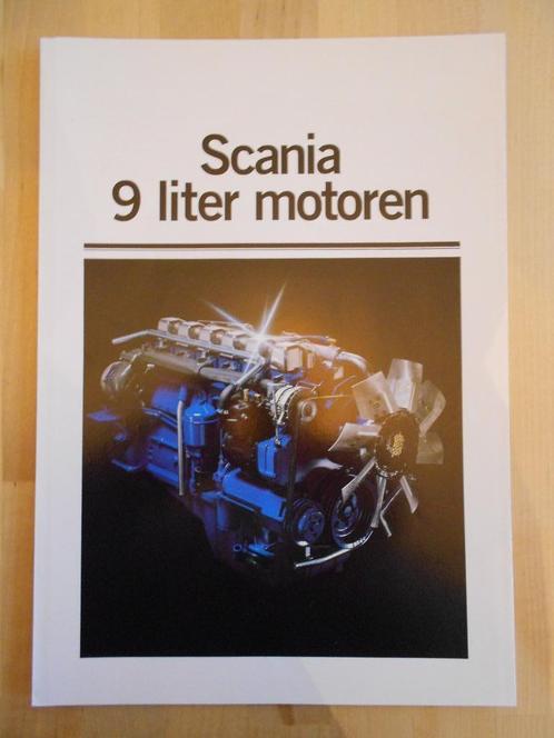Scania 92 Motor Brochure 1984 – 9 liter T92 R92 P92 G92, Boeken, Auto's | Folders en Tijdschriften, Zo goed als nieuw, Overige merken