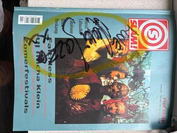 Door Maxi Jazz (Faithless) gesigneerd tijdschrift beschikbaar voor biedingen