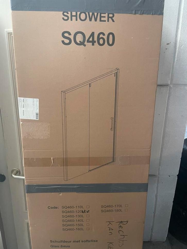 Glazen douche deuren 2x, Huis en Inrichting, Badkamer | Badkamermeubels, Nieuw, Overige typen, 200 cm of meer, 50 tot 100 cm, Ophalen