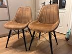 4 Bruine Stoelen - Zo Goed Als Nieuw en twee grijze en, Huis en Inrichting, Barren, Ophalen of Verzenden, Zo goed als nieuw