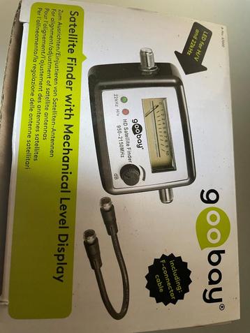 Satellite Finder with Mechanical Level display - Goobay beschikbaar voor biedingen