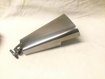 Zgan grote RVS Cowbell, half open beschikbaar voor biedingen