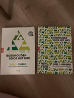 Boekhouden HBO Deel 1 - Theorie & Opgaven, Ophalen of Verzenden, Zo goed als nieuw, HBO