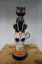 Day of the Dead Black Cat, Jim Shore 6010670. Halloween, Ophalen of Verzenden, Overige figuren, Nieuw, Beeldje of Figuurtje