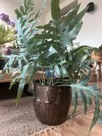 Daalderop Jugendstil bloempot jaren ‘20, Antiek en Kunst, Ophalen of Verzenden, Brons