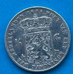 Zilveren halve gulden 1848 - Willem II, Postzegels en Munten, Munten | Nederland, ½ gulden, Zilver, Ophalen of Verzenden, Losse munt