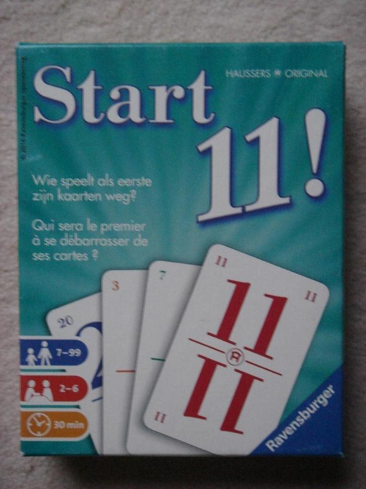 LEUK: Start 11! Kaartspel, Hobby en Vrije tijd, Gezelschapsspellen | Kaartspellen, Zo goed als nieuw, Een of twee spelers, Drie of vier spelers