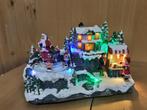 Kerst tafereel / kerst huis met beweging en verlichting, Diversen, Kerst, ., Ophalen of Verzenden, Zo goed als nieuw, .