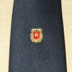 Brandweer Amsterdam stropdas donkerblauw met logo, Ophalen of Verzenden, Nieuw, Gebruiksvoorwerp