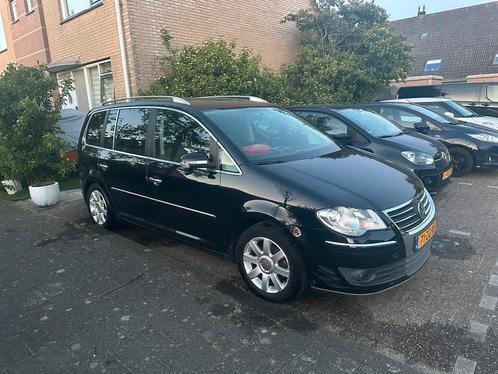 touran te koop, Auto's, Volkswagen, Particulier, Zwart, Ophalen