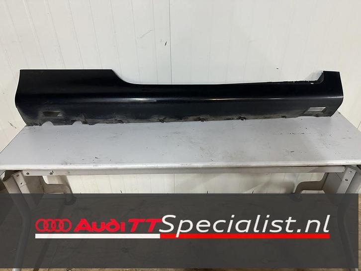 Sideskirt/ dorpel rechts zwart Audi TT MK2 8J LZ9Y, Auto-onderdelen, Carrosserie en Plaatwerk, Bumper, Audi, Rechts, Gebruikt