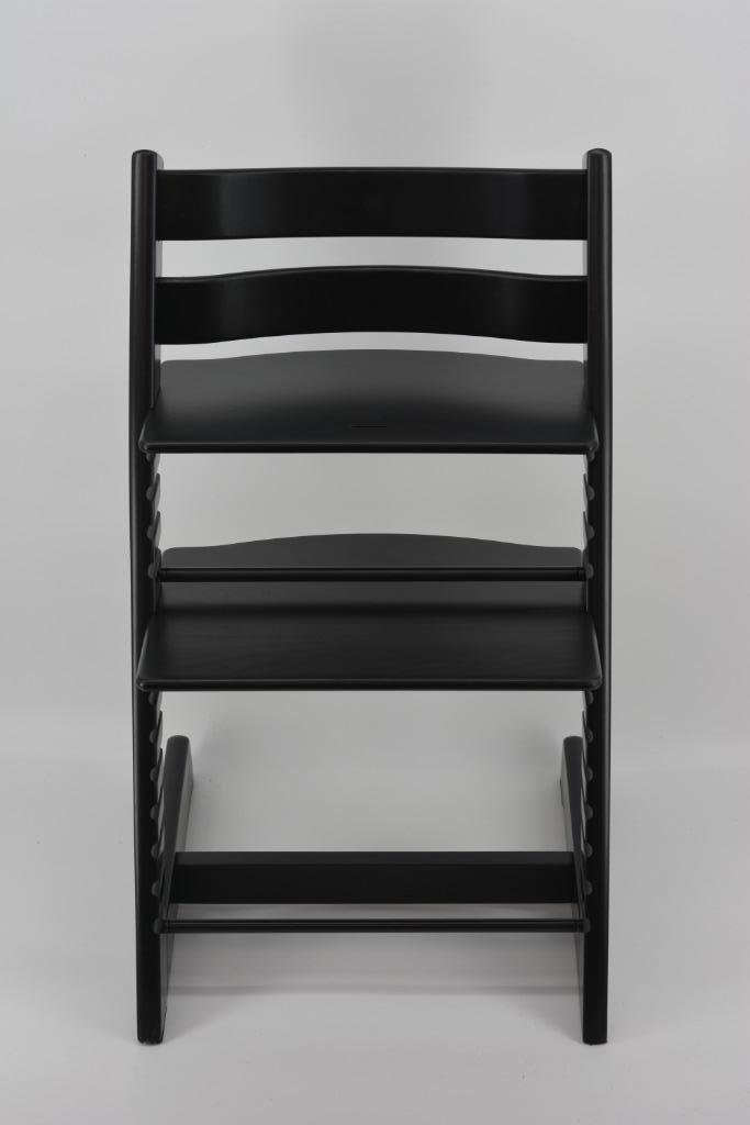 Stokke Tripp Trapp Zwart – Refurbished nieuw model, Kinderen en Baby's, Kinderstoelen, Gebruikt, Meegroeistoel, Aanschuifbaar