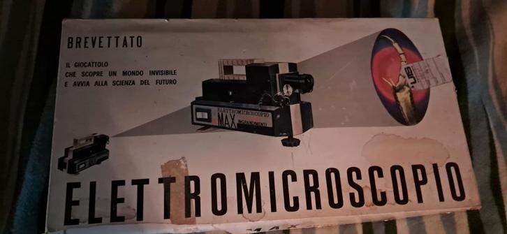 Microscoop projector vintage, Antiek en Kunst, Antiek | Speelgoed, Ophalen of Verzenden