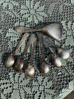 Verzilverde Lepelset N100 - Thee & Suiker - Vintage, Antiek en Kunst, Antiek | Bestek, Ophalen of Verzenden