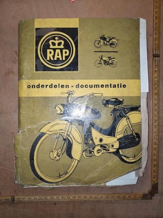 Zeer uitgebreide RAP onderdelen documentatie, Fietsen en Brommers, Handleidingen en Instructieboekjes, Gebruikt, Ophalen of Verzenden