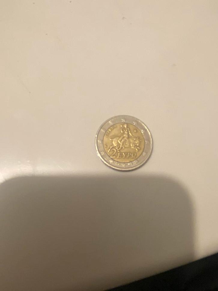 Zeldzame Griekse 2 Euro munt 2002, Postzegels en Munten, Munten | Europa | Euromunten, Losse munt, 2 euro, Griekenland, Ophalen