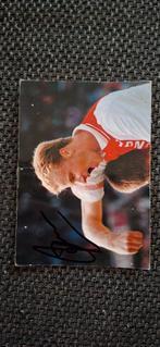 Spelerskaart met handtekening; Dennis Bergkamp # Ajax, Ophalen of Verzenden, Gebruikt, Ajax, Spelerskaart