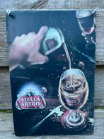 Stella artois reclamebord metaal, Ophalen of Verzenden, Zo goed als nieuw, Reclamebord