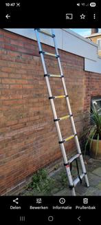 Aluminium uitschuifbare ladder, Doe-het-zelf en Verbouw, Ladders en Trappen, Ophalen of Verzenden, Gebruikt, 2 tot 4 meter