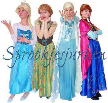 Anna Elsa jurk Frozen prinsessenjurk Disney beschikbaar voor biedingen