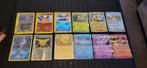 Pokémon kaarten Charizard Pikachu Eeveelutions Holo Zeldz, Ophalen of Verzenden, Gebruikt, Meerdere kaarten, Foil