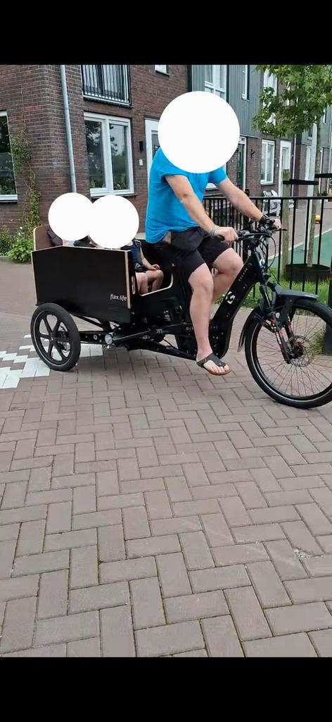 Gleam Bakfiets - Krachtige Transporter voor 3 Kinderen, Fietsen en Brommers, Fietsen | Bakfietsen, Gebruikt, Overige merken, 3 kinderen