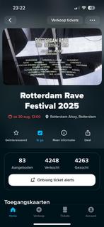 2 X Rotterdam Rave 30-08, Tickets en Kaartjes, Evenementen en Festivals, Twee personen