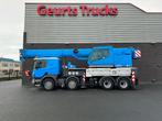Scania P420 8X4 + FAUN HK 40 + JIB KRAAN/KRAN/CRANE/GRUA, Auto's, Euro 5, Achterwielaandrijving, Scania, Blauw