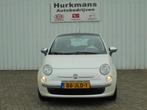 Fiat 500 1.2 AUT 69PK AUTOMAAT NL-AUTO LEER PANODAK, Auto's, Fiat, 21 km/l, Euro 5, Gebruikt, 1242 cc