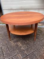 Vintage ronde salontafel, Ophalen, 50 tot 100 cm, Rond, Zo goed als nieuw
