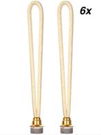 6x lonten geschikt voor alle grote geurlampen (18CM lang), Verzenden, Nieuw