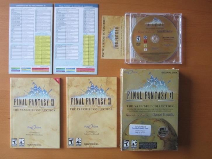 Final Fantasy 11 XI PC, Spelcomputers en Games, Games | Pc, Zo goed als nieuw, Role Playing Game (Rpg), 1 speler, Vanaf 12 jaar