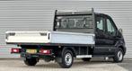 Ford Transit 350 2.0 TDCI L3 RWD DC Dubbele cabine Openlaadb, Auto's, 4 cilinders, 2800 kg, Zwart, Origineel Nederlands