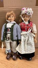 Heidi Ott Zwitsers setje jongen en meisje, 30cm., Ophalen of Verzenden, Gebruikt, Pop