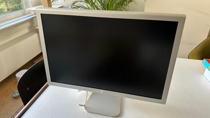 Apple Cinema Display 23 inch, Computers en Software, Monitoren, Gebruikt, 60 Hz of minder, DisplayPort, DVI, Thunderbolt, USB-C