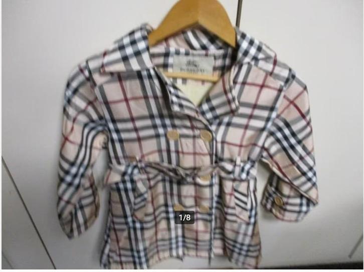 BURBERRY LONDON MEISJES WINTERJAS  NIEUW, Kinderen en Baby's, Kinderkleding | Maat 164, Nieuw, Meisje, Jas, Verzenden