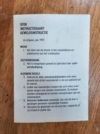 SFOR geweldsinstructie kaart., Ophalen of Verzenden, Landmacht, Nederland, Boek of Tijdschrift