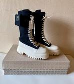 Hoge chunky groov-y veterboots van Bronx, Kleding | Dames, Hoge laarzen, Bronx, Zwart, Nieuw