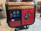 Diesel Aggregaat 5 kVA - Elektrisch Gestart, Nieuwe Accu, Ophalen, Gebruikt