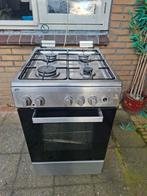 Gasfornuis - Kookplaat OK, Oven Defect, Witgoed en Apparatuur, Fornuizen, Gebruikt, Gas, 85 tot 90 cm, 4 kookzones