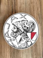 Reclamebord Ajax logo oud nieuw Arena, aluminium, 40x40cm, Ophalen of Verzenden, Nieuw, Reclamebord